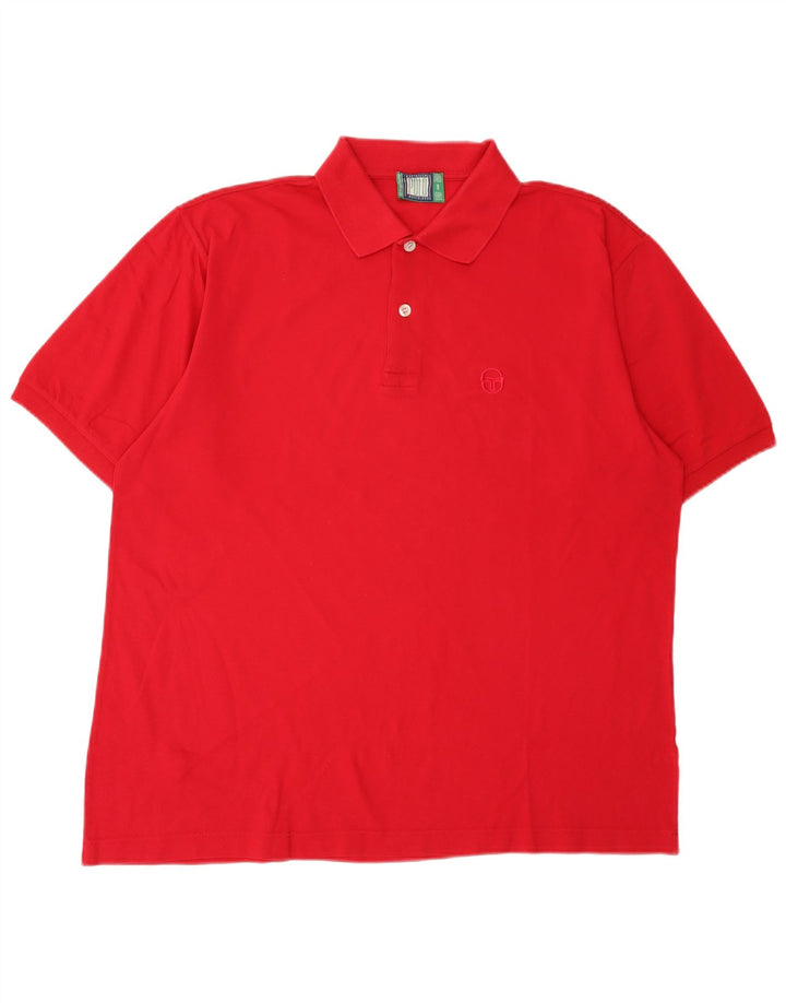 Sergio Tacchini Ανδρικό Πόλο Μπλουζάκι μεγάλο κόκκινο