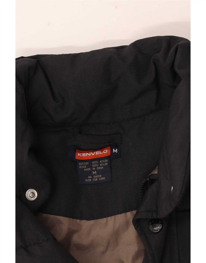 Kenvelo Mens Padded Gilet UK 38 Medium Black Nylon