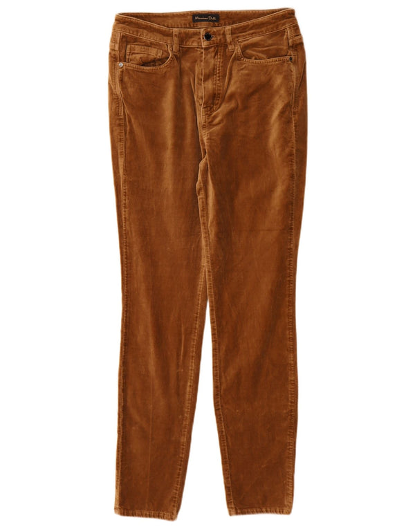 Massimo Dutti Γυναικείο Skinny Casual Παντελόνι EU 38 Small W28 L29 Καφέ