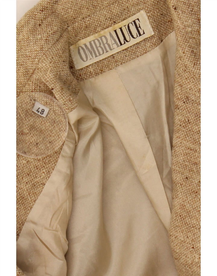 Ombraluce γυναικείο σακάκι με 3 κουμπιά σακάκι IT 48 XL Beige Flecked