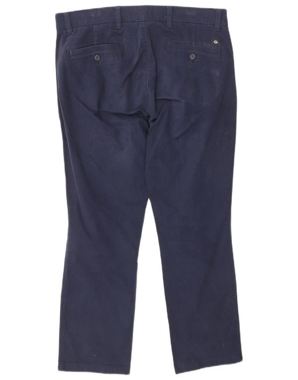 DOCKERS Ανδρικό Skinny Cropped Παντελόνι W32 L25 Navy Blue Cotton