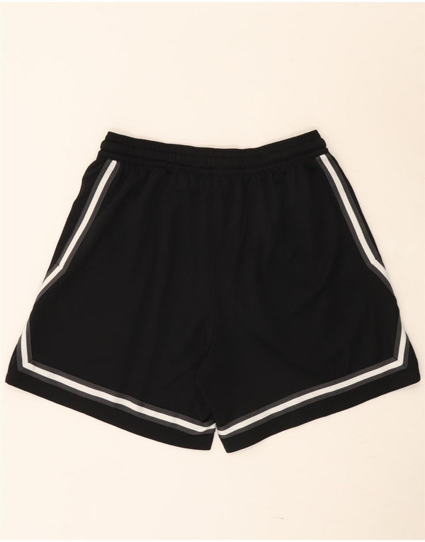 Nike Mens Brooklyn Nets Sport Shorts Large  Black Striped