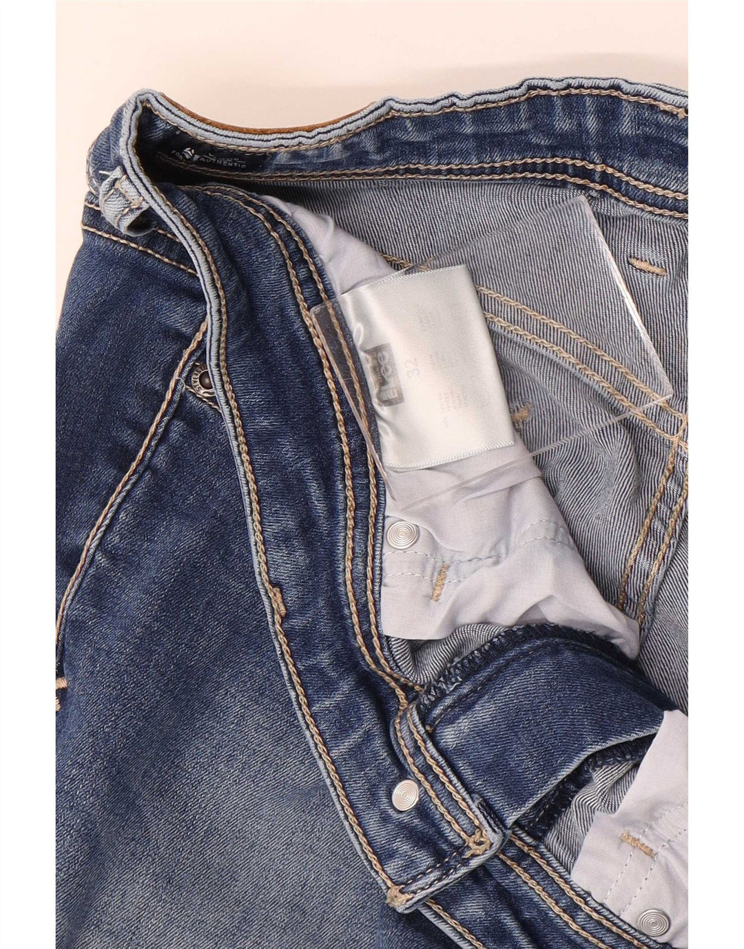 Lee Mens Slim Jeans W32 L30 Blue Cotton