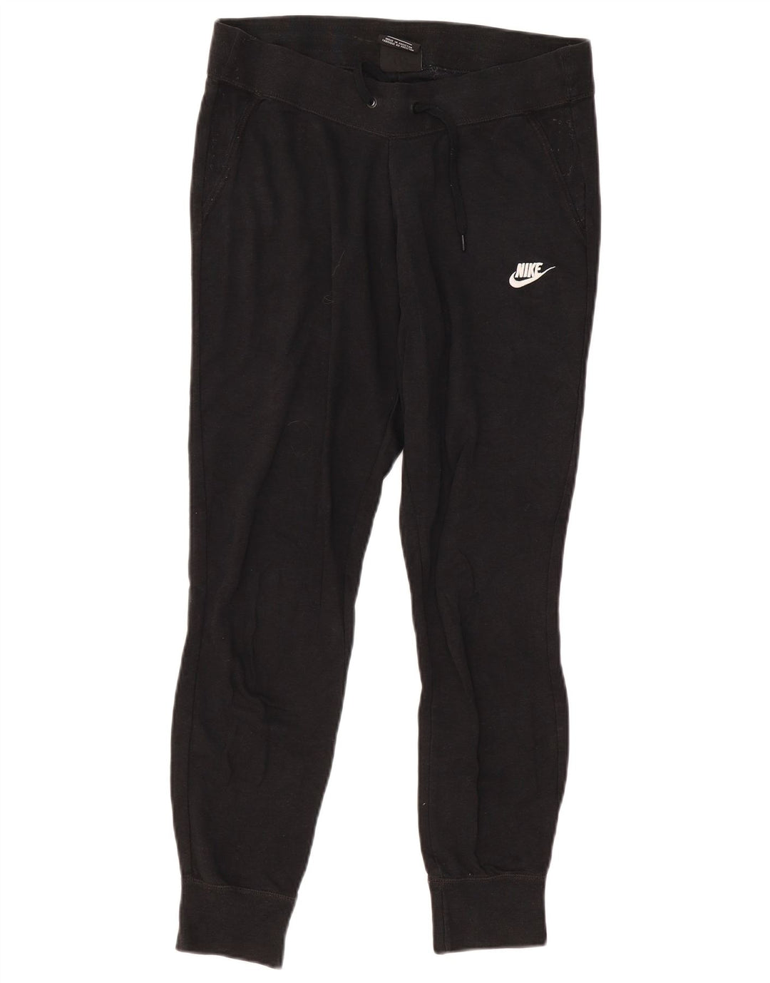 Γυναικεία αθλητική φόρμα Nike Παντελόνι Joggers UK 12 μεσαίο μαύρο βαμβακερό