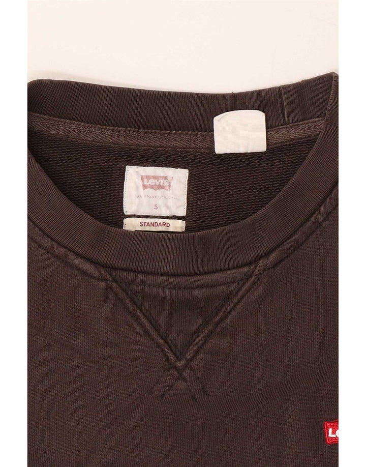 Levi's Standard Ανδρικό Φούτερ Jumper Μικρό Καφέ Βαμβακερό
