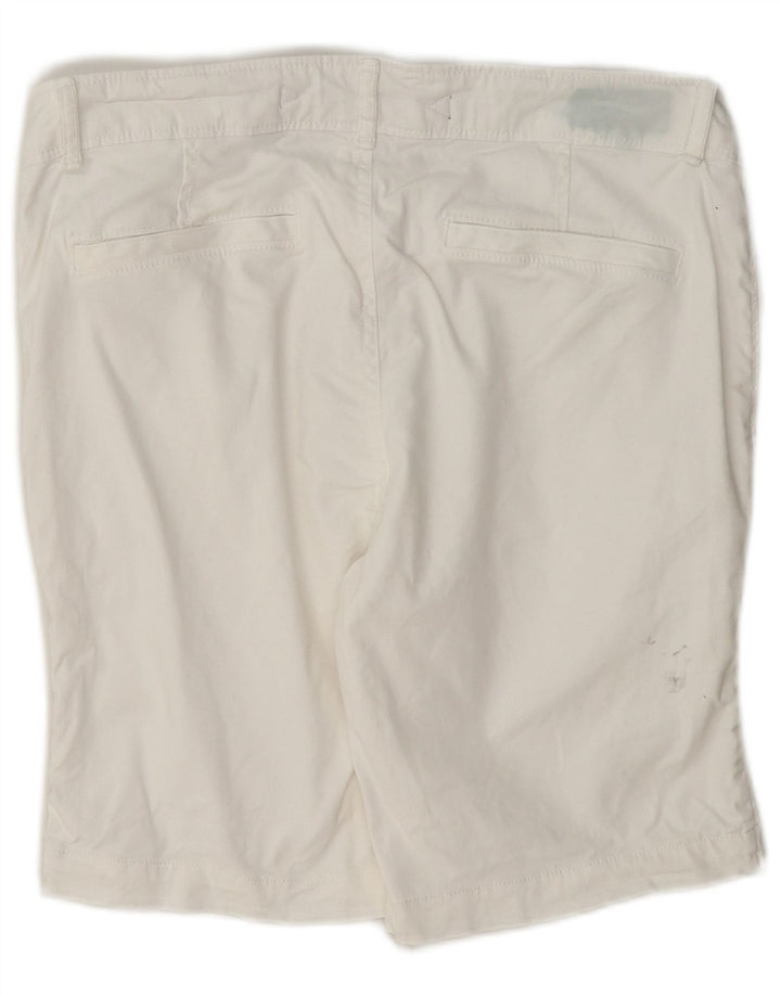 Superdry γυναικείο σορτς Chino, μεσαίο W30, λευκό βαμβακερό