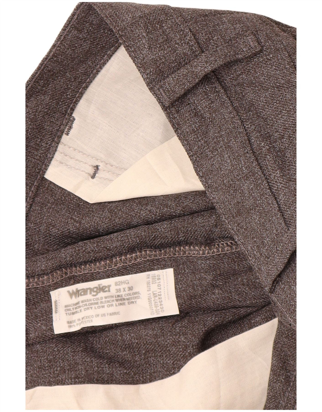 Ανδρικό ίσιο casual παντελόνι Wrangler W38 L30 Γκρι Πολυεστέρας