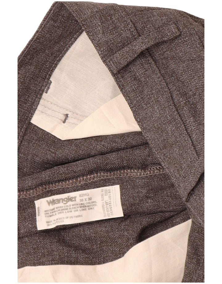 Ανδρικό ίσιο casual παντελόνι Wrangler W38 L30 Γκρι Πολυεστέρας