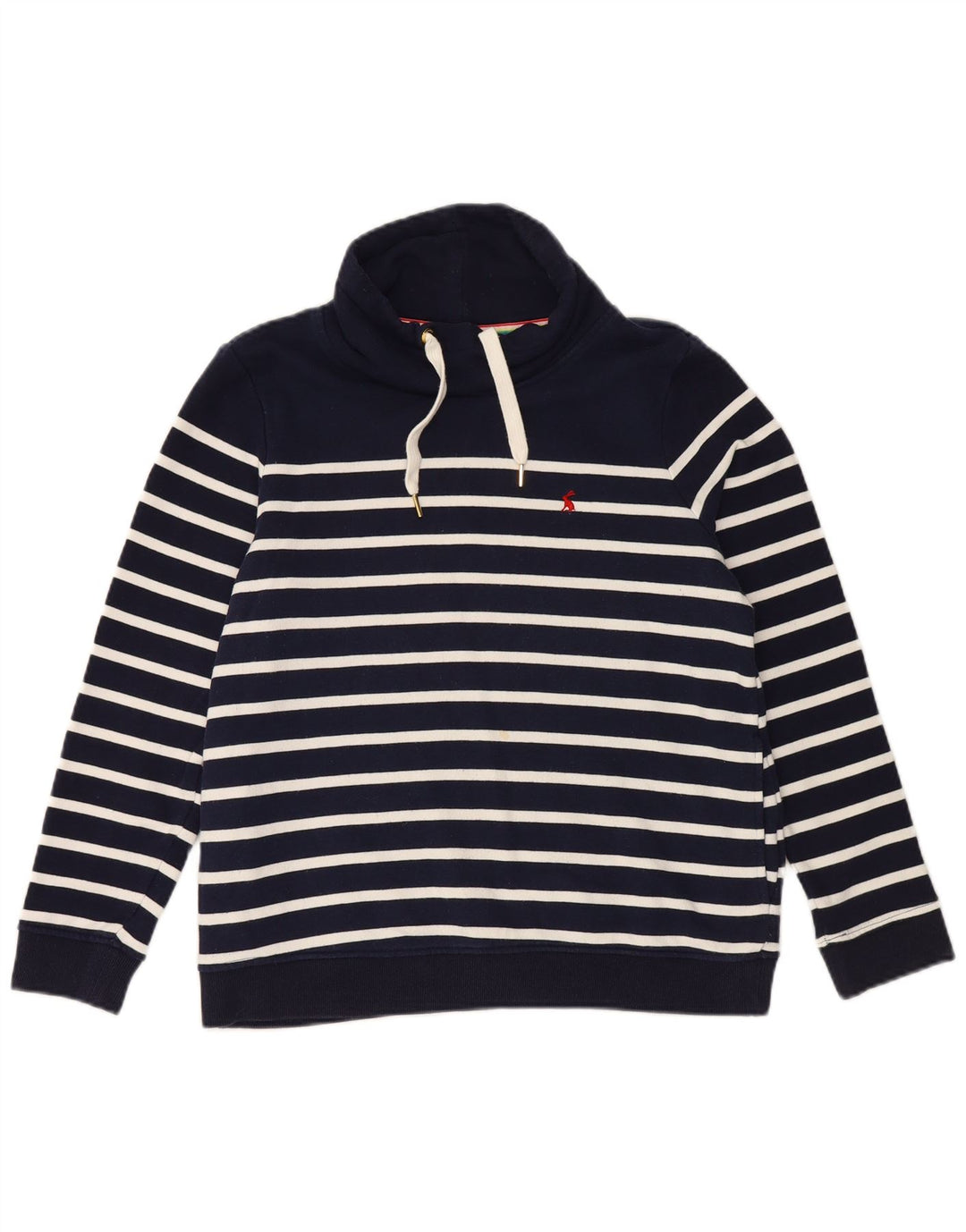 JOULES Γυναικεία φούτερ μεγάλου μεγέθους Jumper UK 10 Small Navy Blue ριγέ
