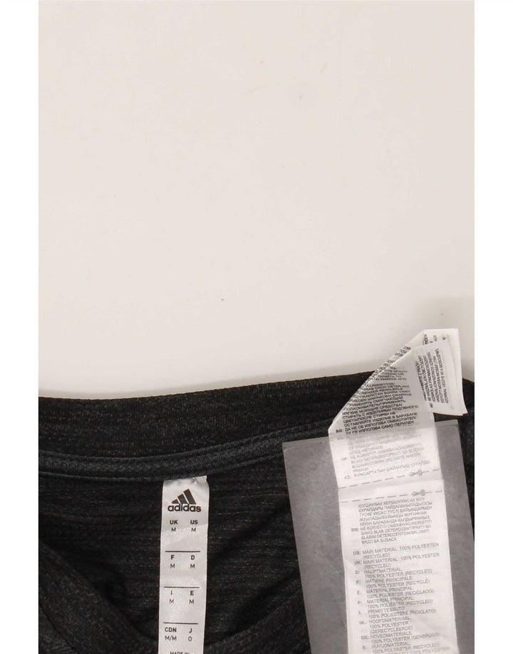 Ανδρικό T-Shirt Adidas Top Medium Grey Flecked Polyester