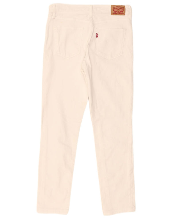 Levi's Womens 311 Shaping Skinny Jeans W28 L27 Λευκό βαμβακερό