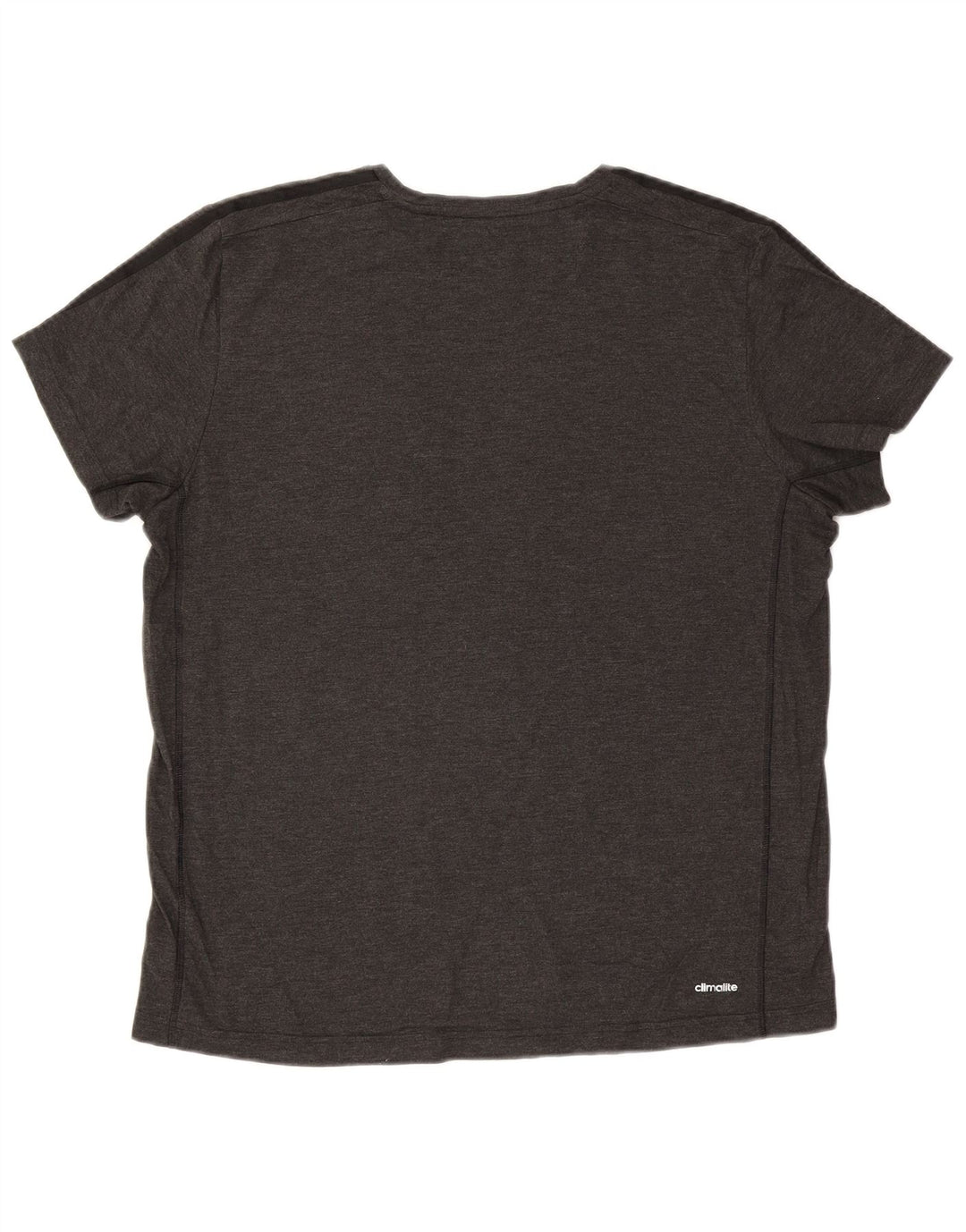 ADIDAS Mens Climalite T-Shirt Top XL Grey Polyester
