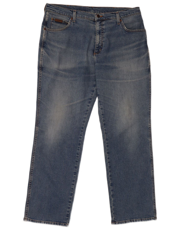Ανδρικό τζιν ίσιο WRANGLER Texas Stretch W36 L30 Μπλε βαμβακερό