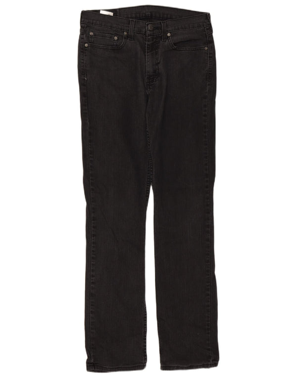 Levi's Mens 514 Straight Jeans W32 L34 Μαύρο βαμβακερό