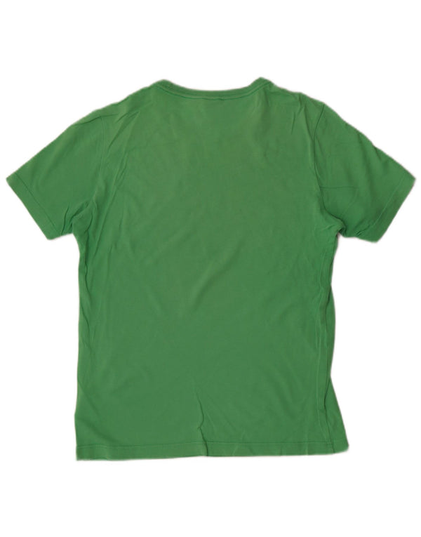 Adidas Boys Graphic T-Shirt Top 13-14 ετών Πράσινο βαμβακερό