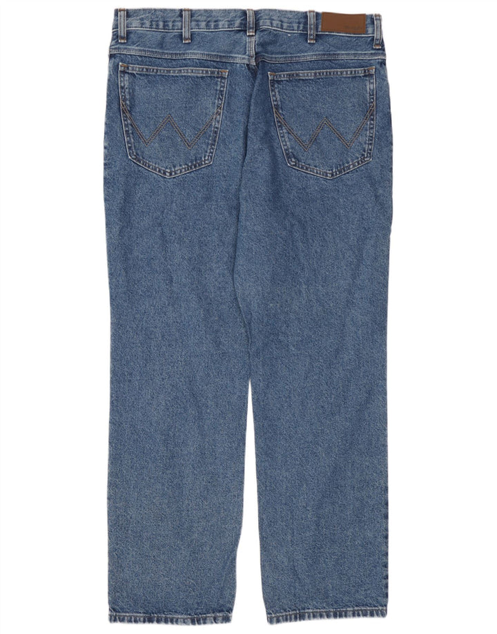 Ανδρικό τζιν Wrangler ίσιο W38 L30 Μπλε βαμβακερό