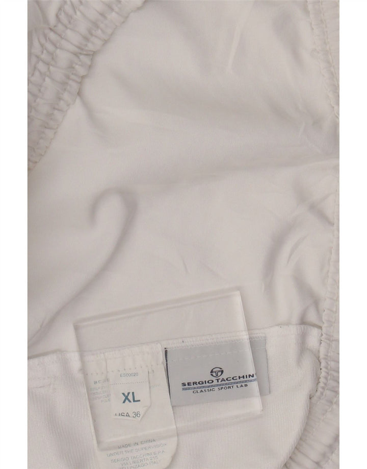 SERGIO TACCHINI Ανδρικό αθλητικό σορτς XL λευκό πολυεστέρα