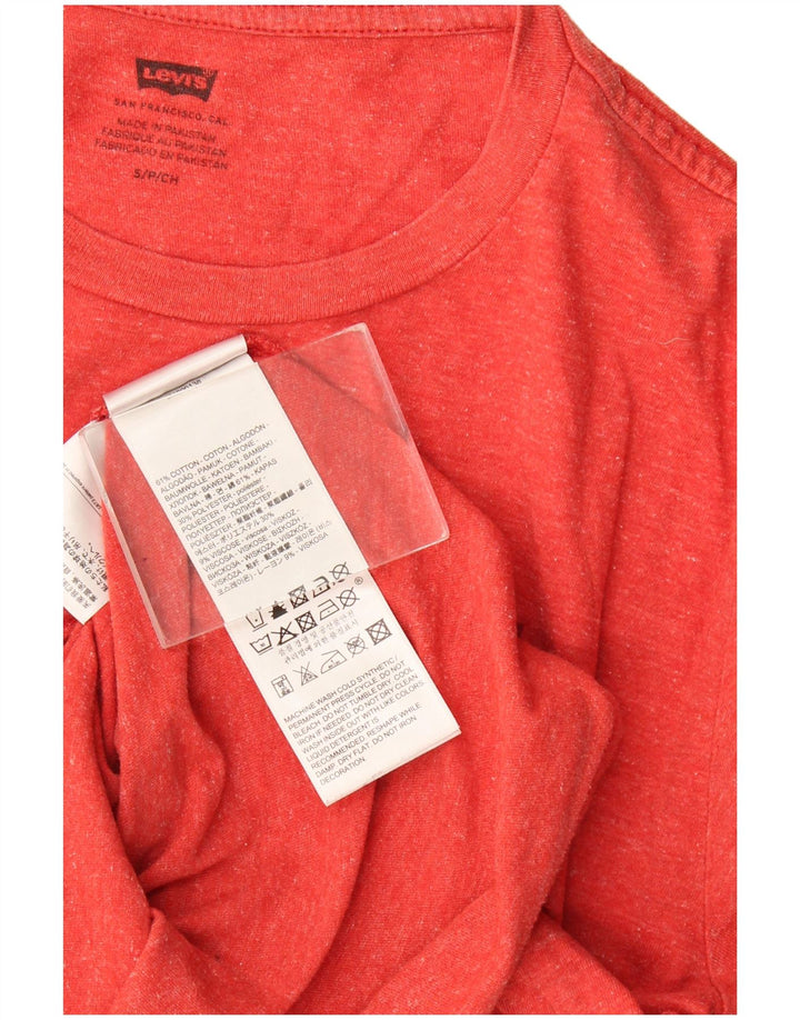 Ανδρικό γραφικό T-Shirt Levi's Top Μικρό βαμβακερό κόκκινο φλιτζάνι