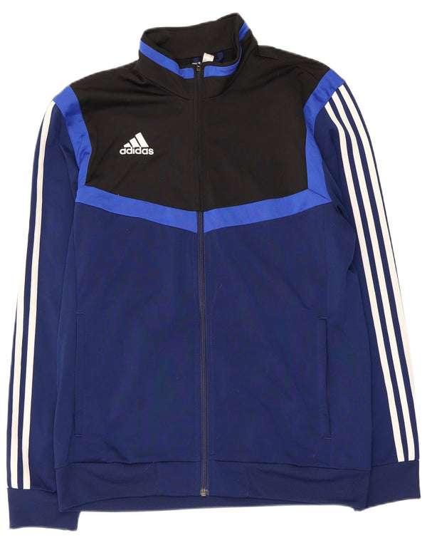 Ανδρική αθλητική φόρμα Adidas Top Jacket Medium Navy Blue Colourblock Polyester