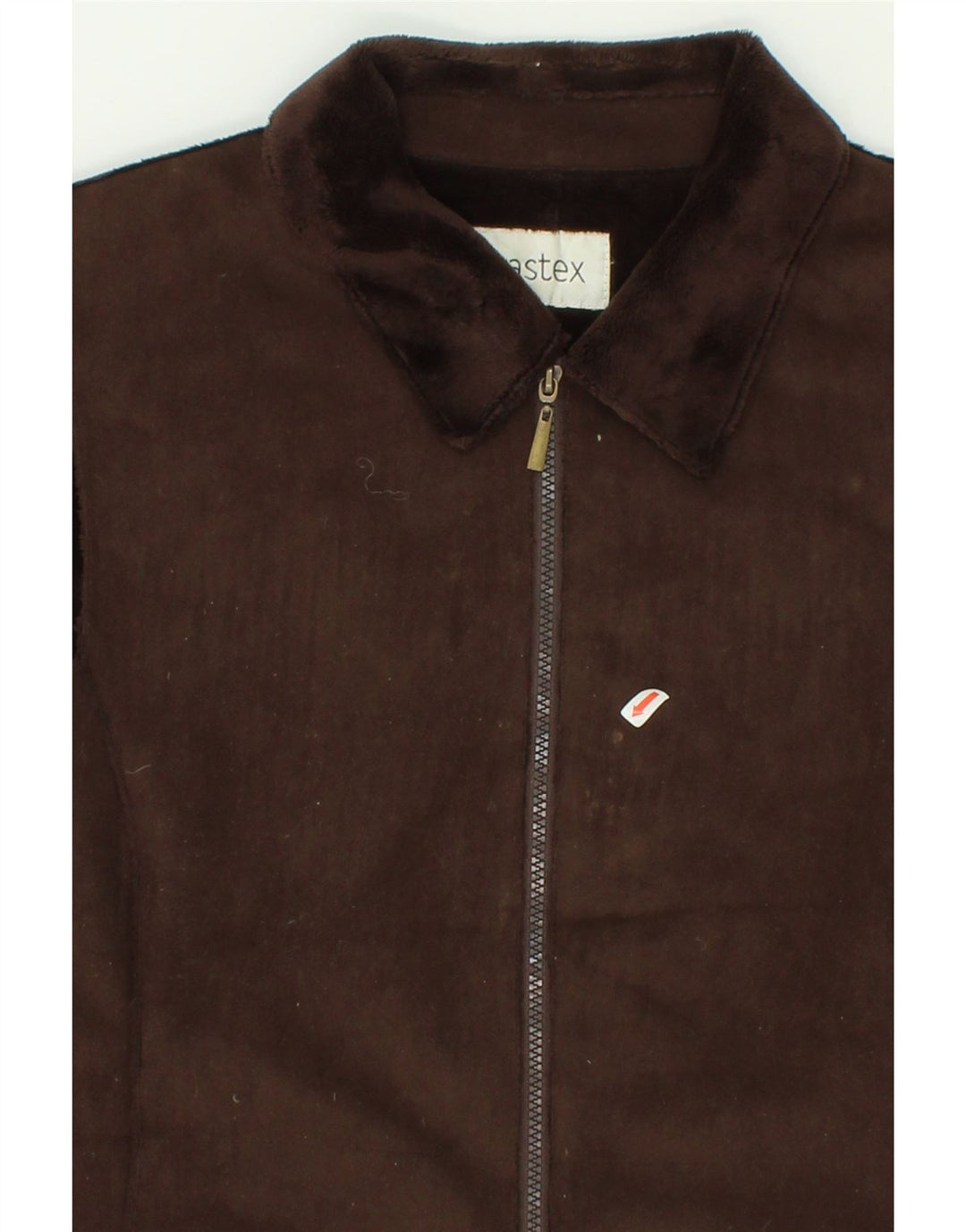 VINTAGE Womens Gilet UK 14 Large Brown Polyester Vintage Vintage and Second-Hand Vintage from Messina Hembry 