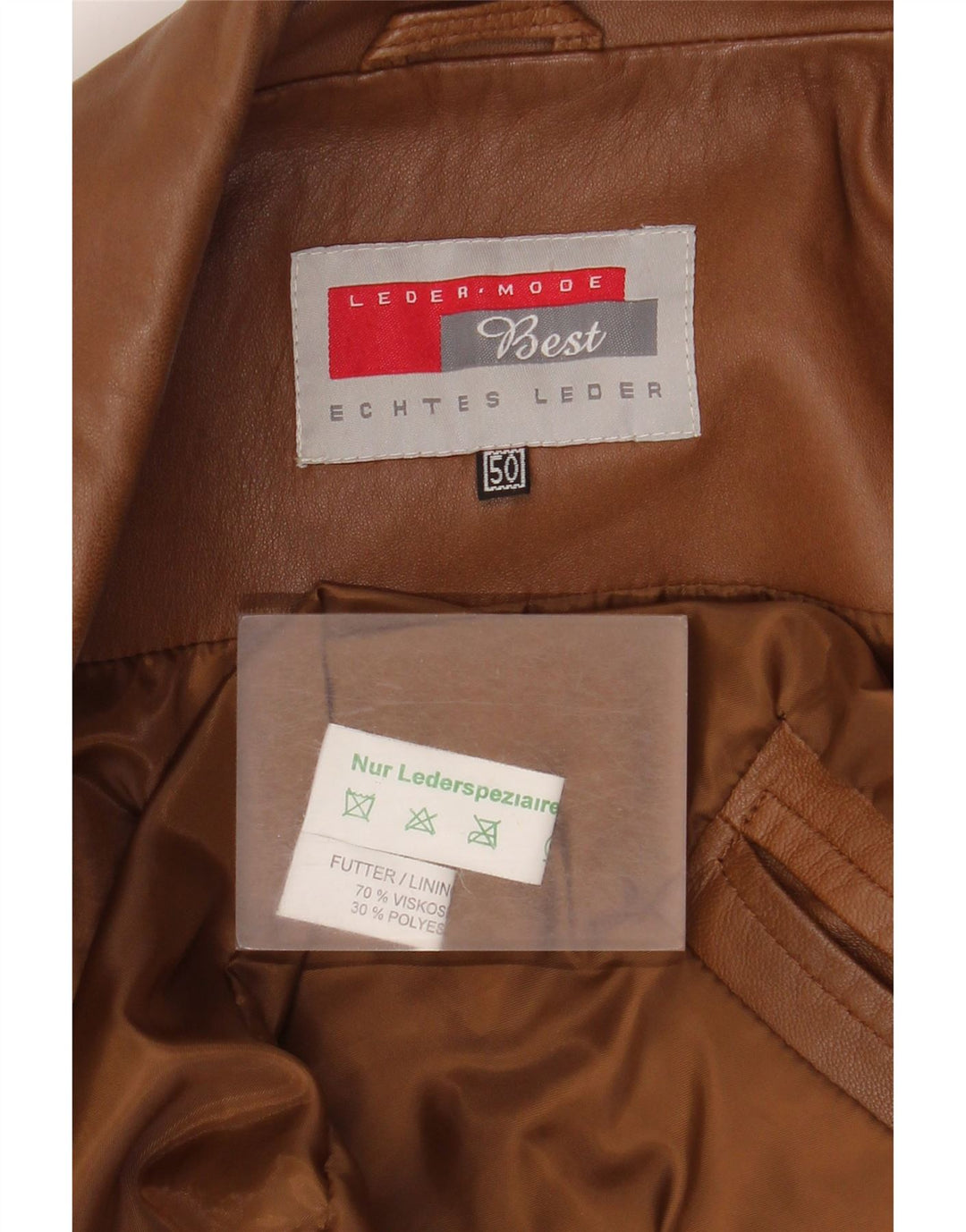 Vintage Ανδρικό Bomber Δερμάτινο Μπουφάν EU 50 Large Brown Δερμάτινο