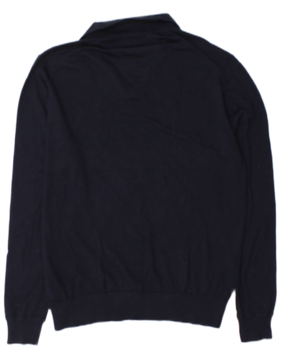 Marks & Spencer Ανδρικό πουλόβερ με αυτόγραφο Polo Neck Jumper Large Navy Blue