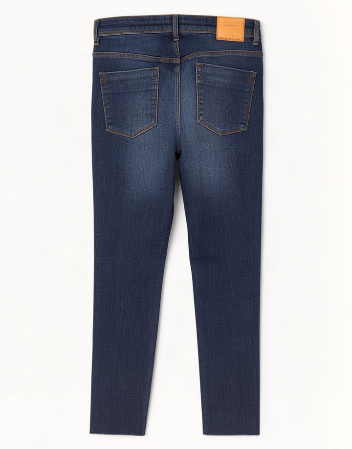 Zara Γυναικείο Straight Jeans EU 40 Medium W30 L27 Blue
