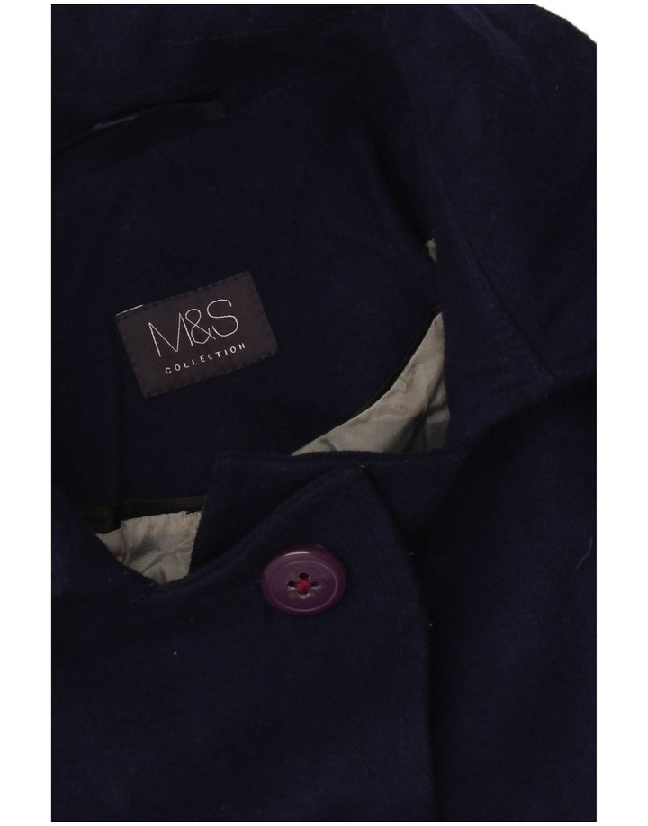 Marks & Spencer Γυναικείο Πανωφόρι UK 10 Small Navy Blue