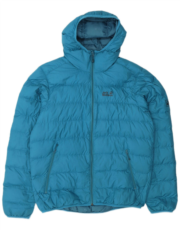 Jack Wolfskin Ανδρικό μπουφάν με κουκούλα UK 40/42 μεγάλο μπλε πολυεστέρας