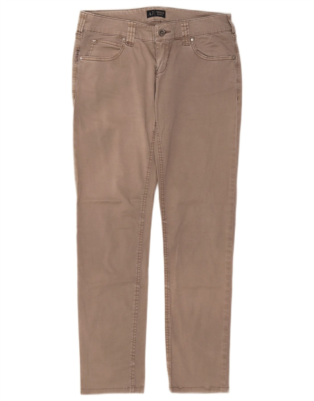 Armani Γυναικείο Slim Casual Παντελόνι W27 L28 Γκρι