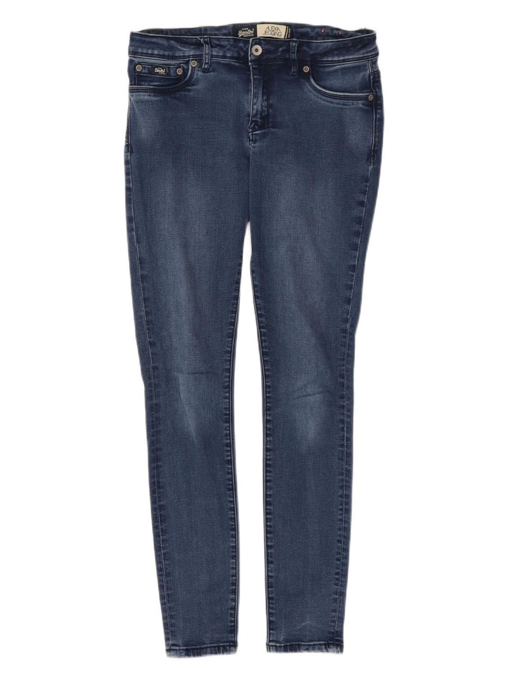 SUPERDRY Γυναικεία Alexia Jegging Skinny Jeans W30 L32 Μπλε βαμβακερό
