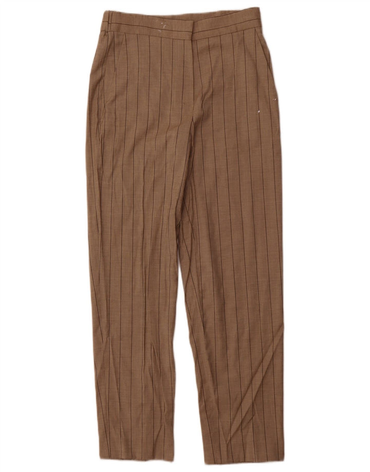 MASSIMO DUTTI Γυναικείο παντελόνι Chino EU 34 2XS W24 L26 Beige ριγέ