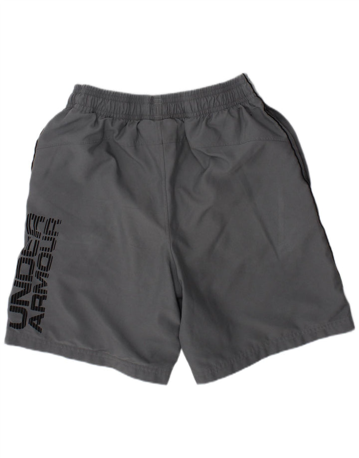 Under Armour Boys γραφικά αθλητικά σορτς 10-11 ετών Medium Grey Sports