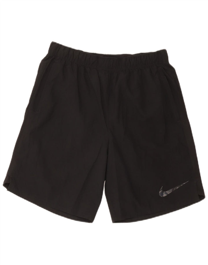 Ανδρικό αθλητικό σορτς Nike Dri Fit από μεσαίο μαύρο πολυεστέρα