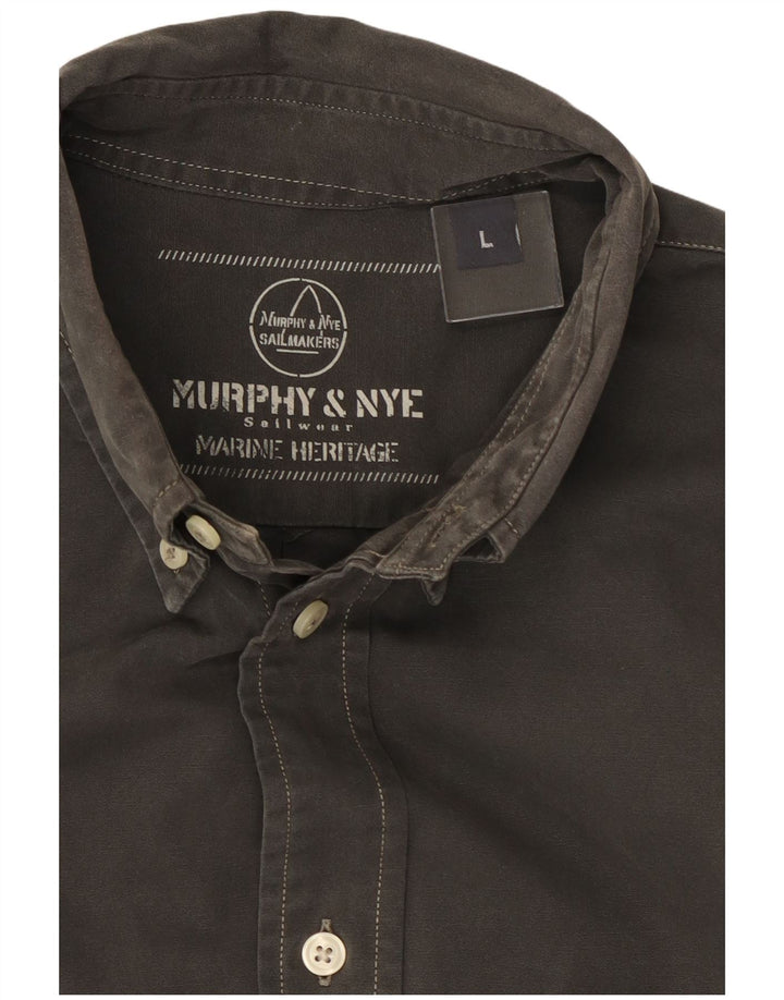 Ανδρικό πουκάμισο MURPHY & NYE σε μεγάλο γκρι