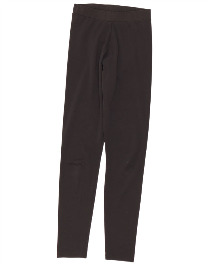 Adidas Γυναικεία γραφικά κολάν UK 8 Small Black Polyester