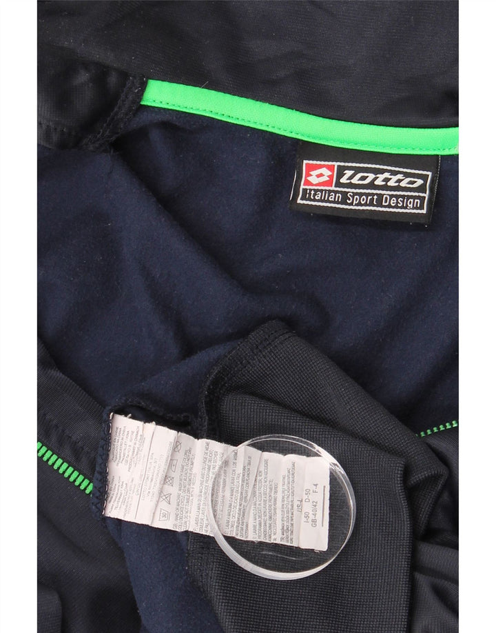 Lotto Ανδρική φόρμα γραφικής φόρμας Top Jacket UK 40/42 Large Navy Blue Polyester