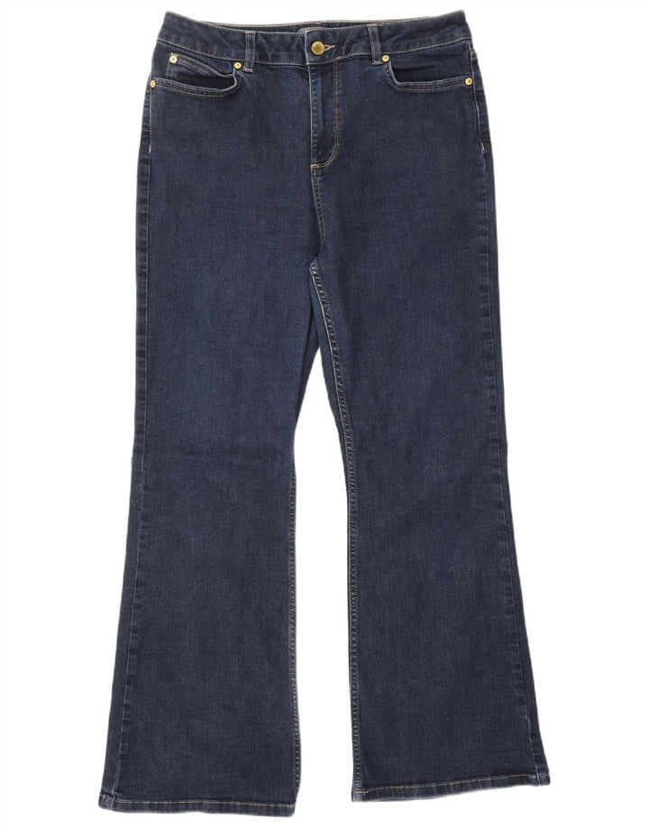 Γυναικείο τζιν μποτάκι MINT VELVET UK 14 Medium W30 L28 Navy Blue Cotton