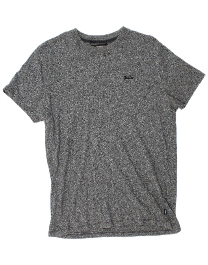 Ανδρικό T-Shirt Superdry Top Βαμβακερό μεσαίο γκρι