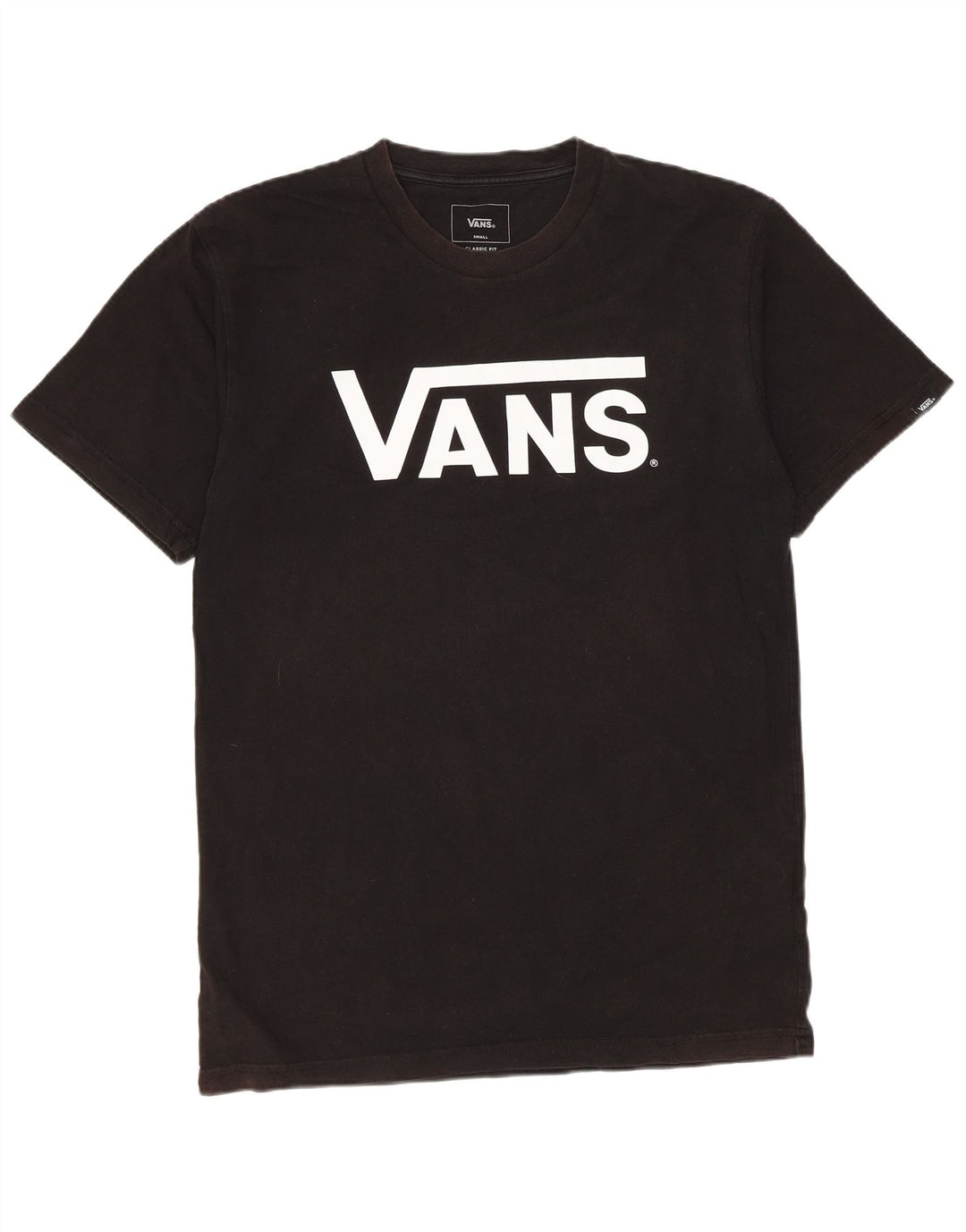 Ανδρικό T-Shirt Vans Classic Fit Top Μικρό μαύρο βαμβακερό