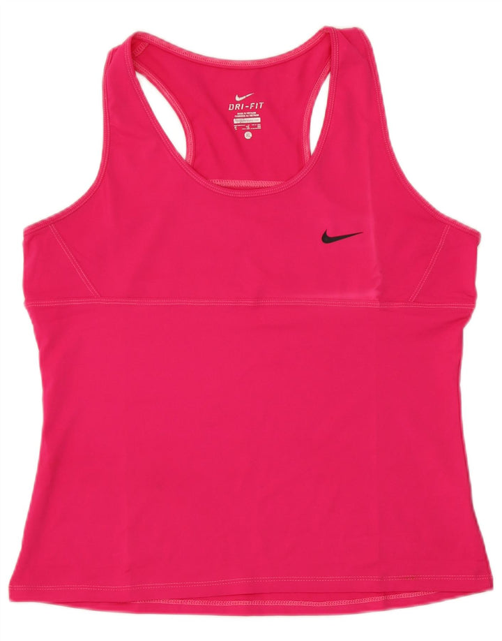 Γυναικείο γιλέκο Nike Dri Fit Top UK 18 XL Pink Polyester