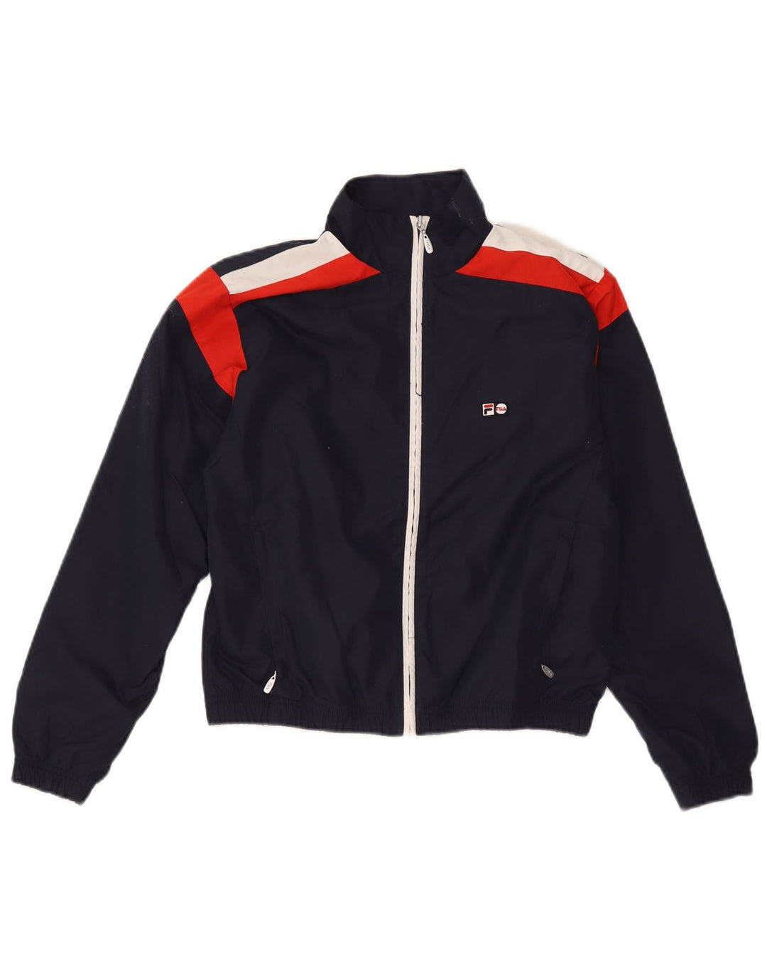 Fila Γυναικεία αθλητική φόρμα Top Jacket UK 10 Small Navy Blue Colourblock