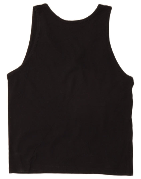 Champion Womens Graphic Vest Top UK 10 Small Black