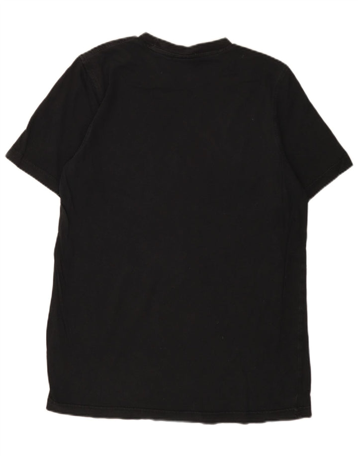 Ανδρικό γραφικό T-Shirt Adidas Top Μεσαίο μαύρο βαμβακερό