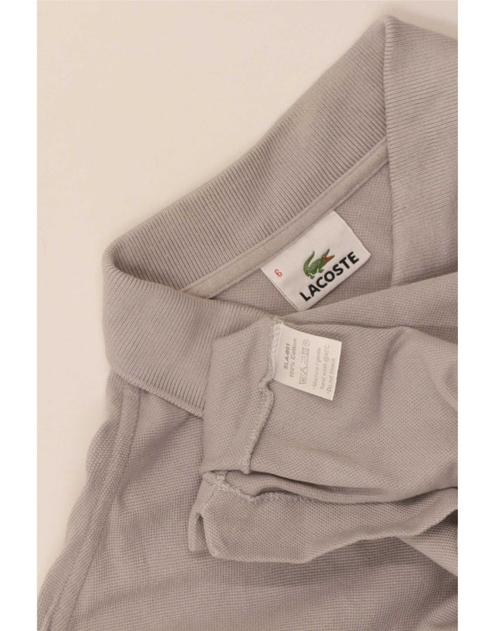 Ανδρικό πουκάμισο πόλο Lacoste 6 XL Γκρι βαμβακερό
