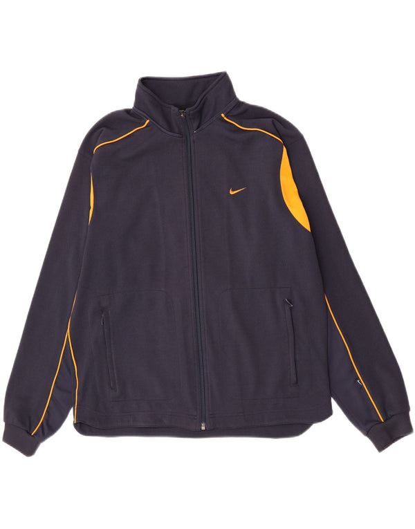 Κορυφαία φόρμα Nike Boys 13-14 Years XL Navy Blue Colorblock