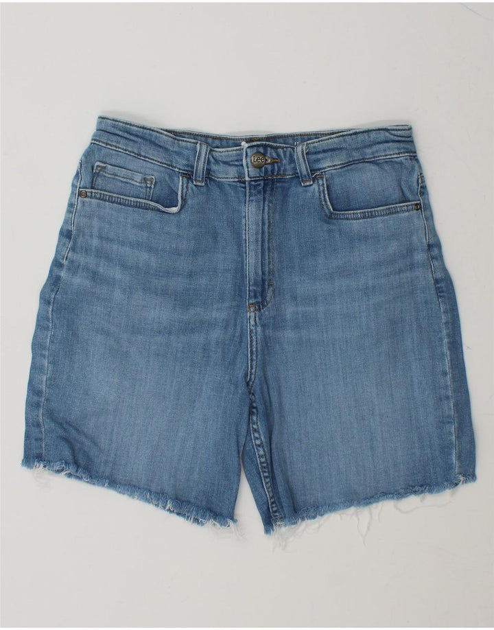 LEE Womens Heritage Denim Shorts W32 Large  Blue Vintage Lee and Second-Hand Lee from Messina Hembry 