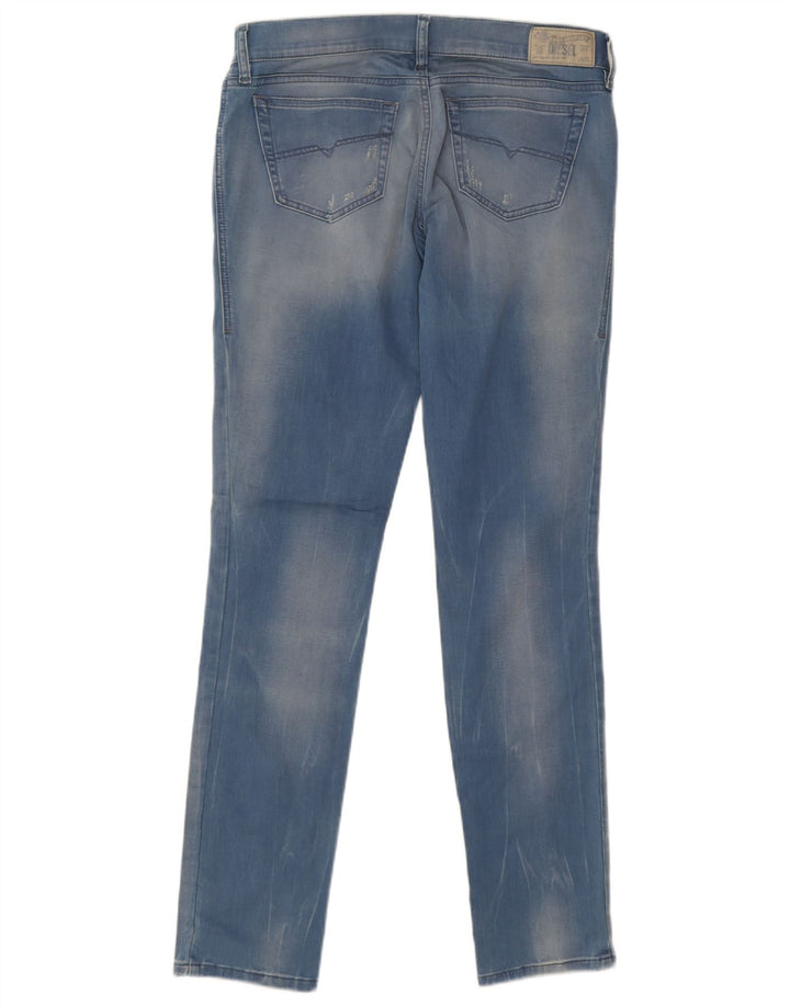 Diesel Womens Grupee Distressed Slim Jeans W28 L32 Μπλε βαμβακερό