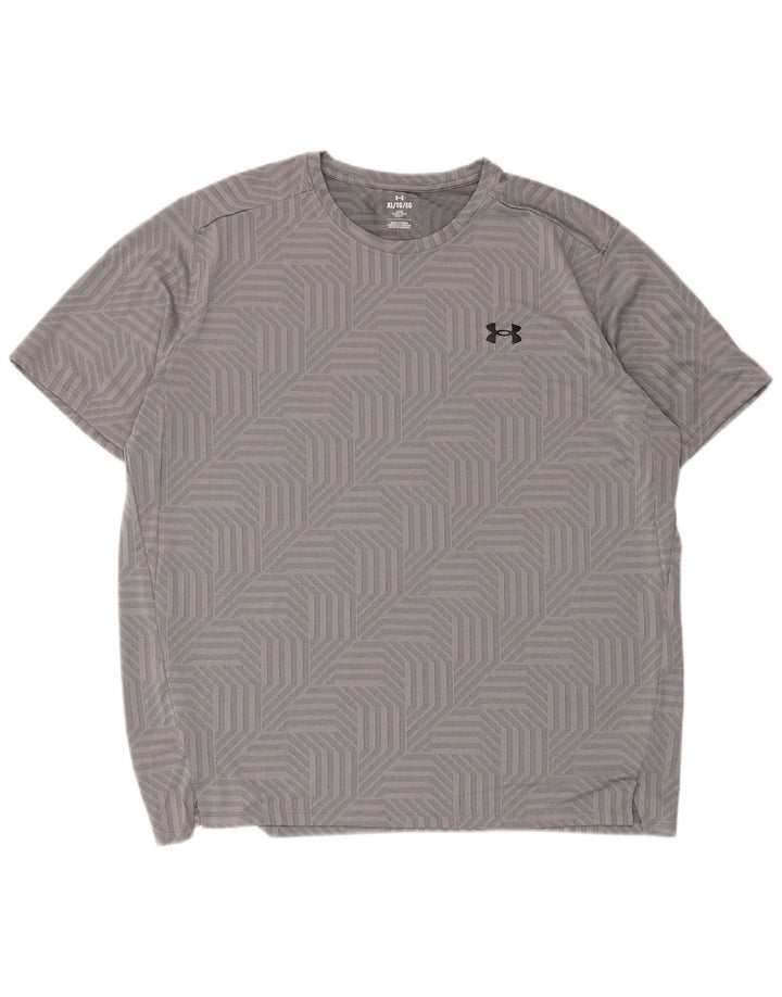 Under Armour Ανδρικό T-Shirt Top XL Grey Geometric