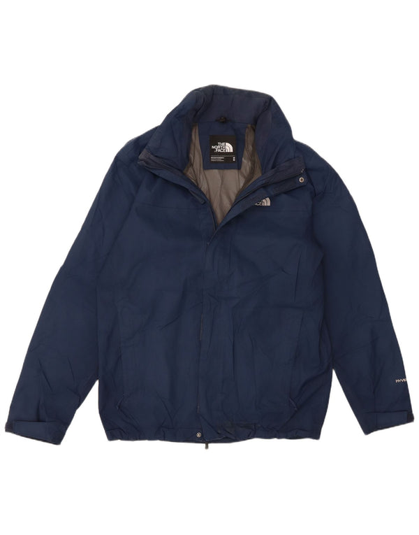 Το North Face Ανδρικό Μπουφάν βροχής με κουκούλα Hyvent UK 38 Medium Navy Blue